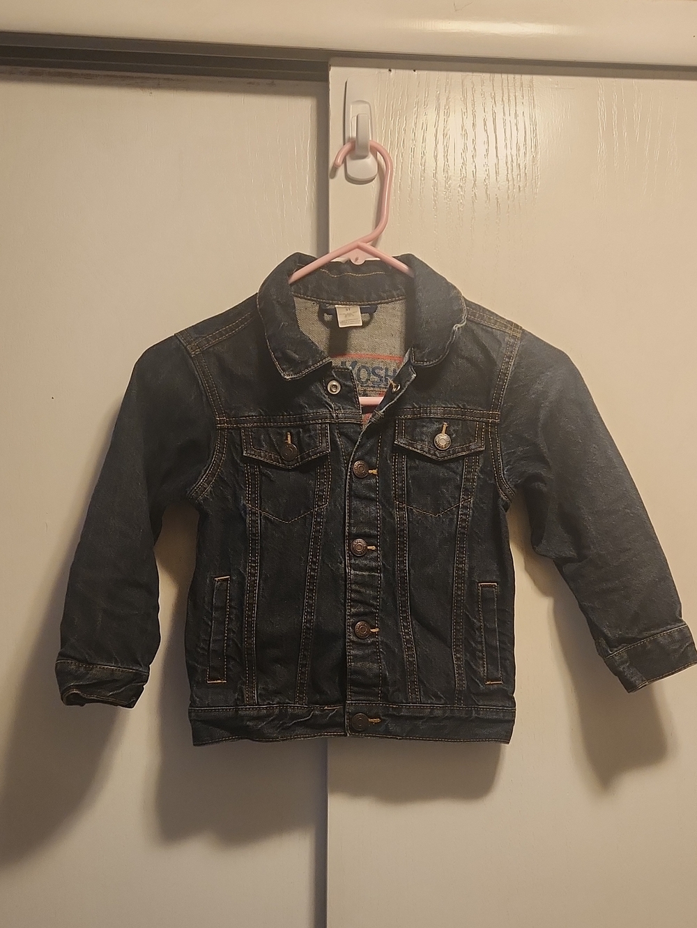 OshKosh B'gosh Dark Blue Toddler 5T Denim Jacket
